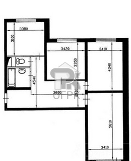 Купить 3-комнатную квартиру, №388903