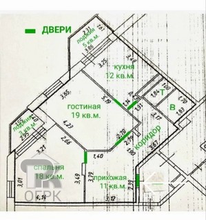 Купить 2-комнатную квартиру, №388813