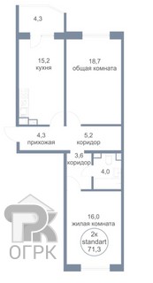 Купить 2-комнатную квартиру, №371396