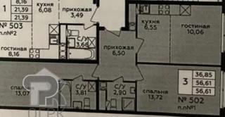Купить 2-комнатную квартиру, №389828