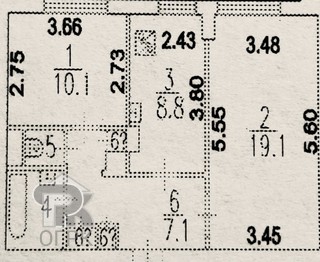 Купить 2-комнатную квартиру, №357923