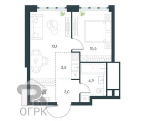 Купить 2-комнатную квартиру, №386431
