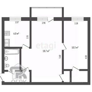 Купить 2-комнатную квартиру, №387223