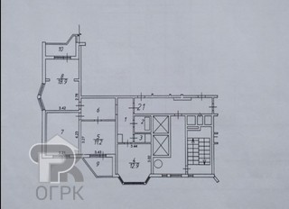 Купить 3-комнатную квартиру, №387435