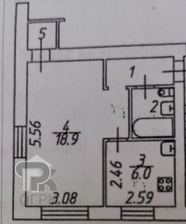 Купить 1-комнатную квартиру, №388527