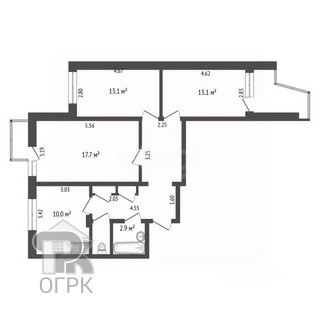 Купить 3-комнатную квартиру, №389991