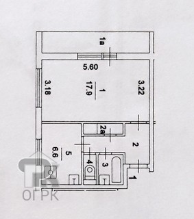 Купить 1-комнатную квартиру, №386979
