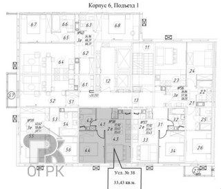 Купить 1-комнатную квартиру, №387537