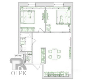 Купить 2-комнатную квартиру, №387395