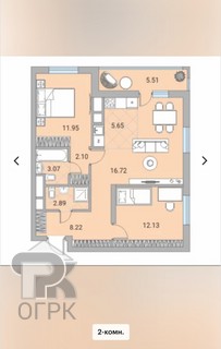 Купить 2-комнатную квартиру, №388657