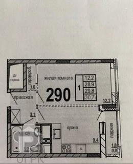 Купить 1-комнатную квартиру, №325496