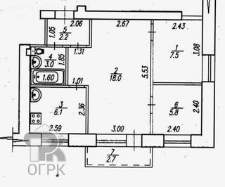 Купить 2-комнатную квартиру, №379644