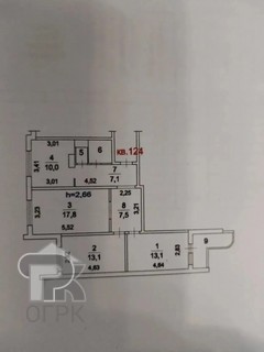 Купить 3-комнатную квартиру, №389007