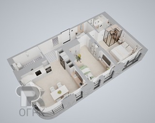 Купить 2-комнатную квартиру, №386570